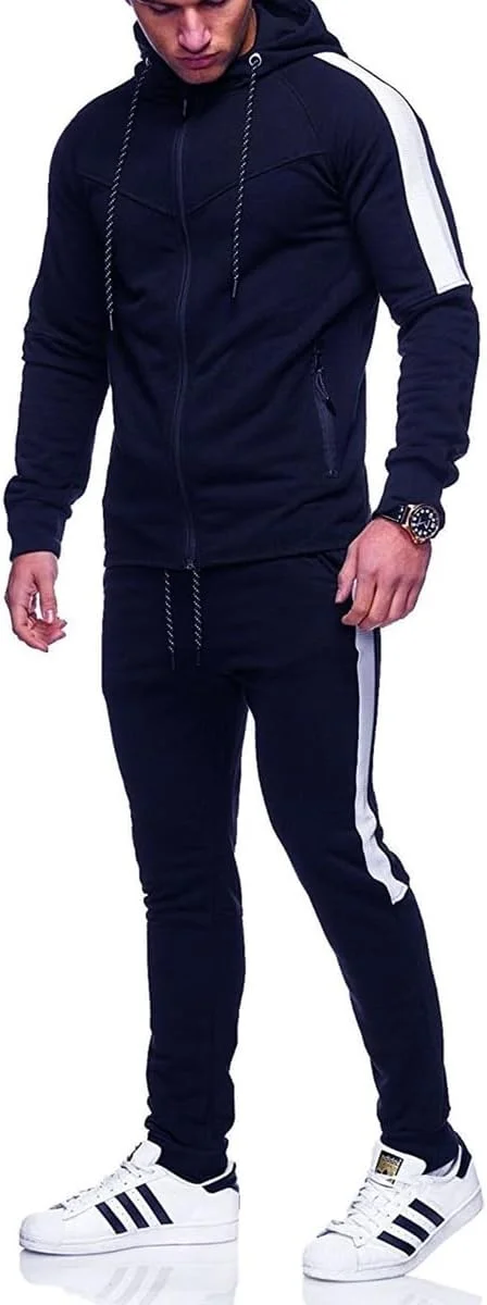 ست گرمکن ورزشی بچگانه طرح جدید، مناسب دختران و پسران، شامل هودی زیپ‌دار آستین بلند و شلوار گرمکن، مناسب ورزش، مدرسه، سایز 7 تا 13 سال