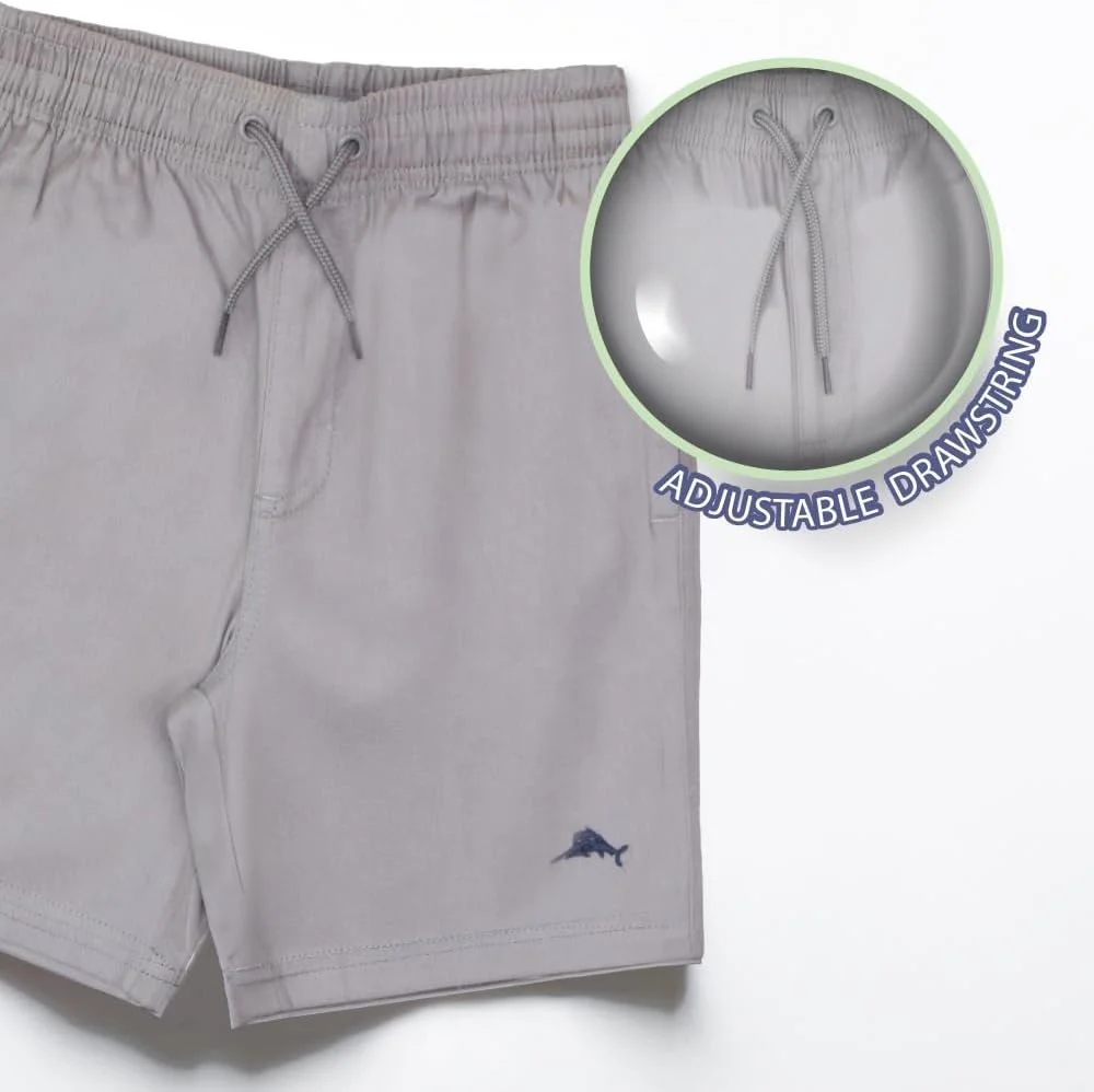 ست تی شرت پولو آستین کوتاه کلاسیک و شلوارک کمر کشی پسرانه تامی باهاما، لباس تابستانی غیر رسمی 2 تکه برای کودکان ست تی شرت پولو آستین کوتاه کلاسیک و شلوارک کمر کشی پسرانه تامی باهاما، لباس تابستانی غیر رسمی 2 تکه برای کودکان