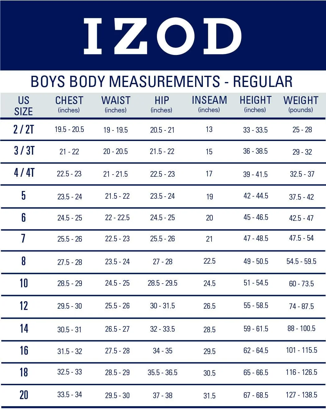 پولوشرت آستین کوتاه پسرانه مدرسه ای Izod