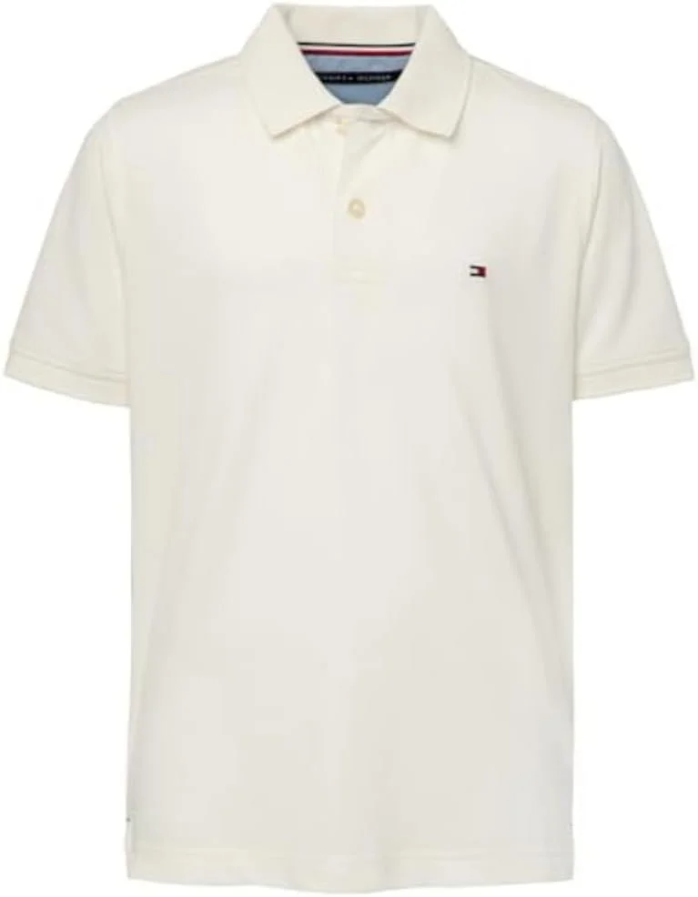 پولوشرت آستین کوتاه کشی پسرانه تامی هیلفیگر، با لوگوی گلدوزی شده