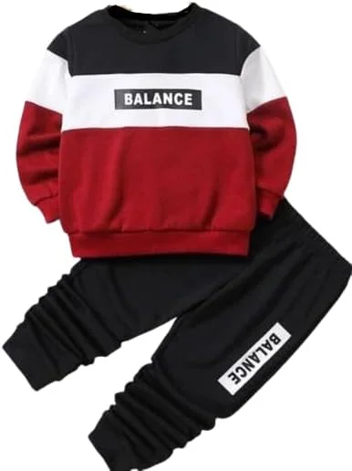 ست لباس پسرانه Tiny Towns شامل بلوز آستین بلند طرح‌دار و شلوار