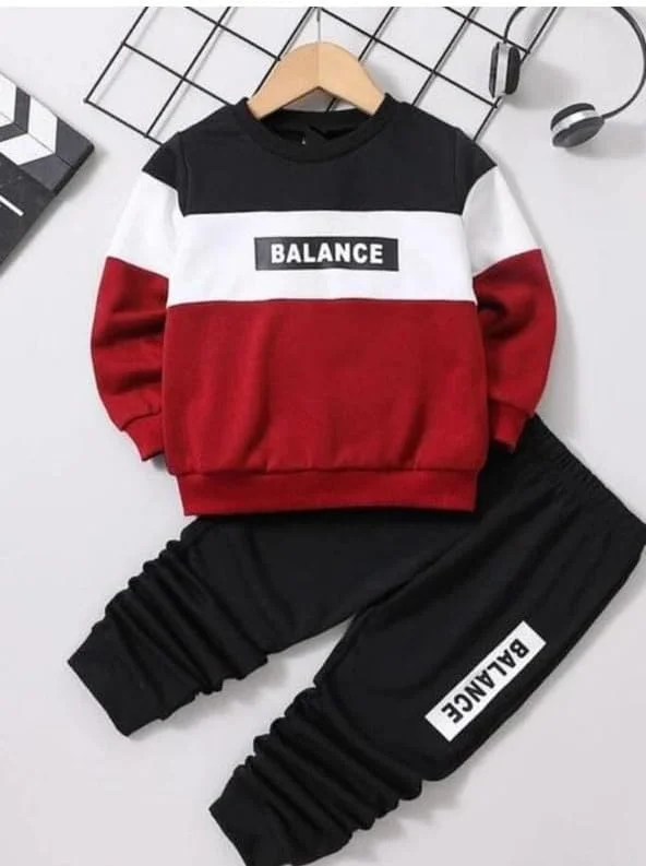 ست لباس پسرانه Tiny Towns شامل بلوز آستین بلند طرح‌دار و شلوار