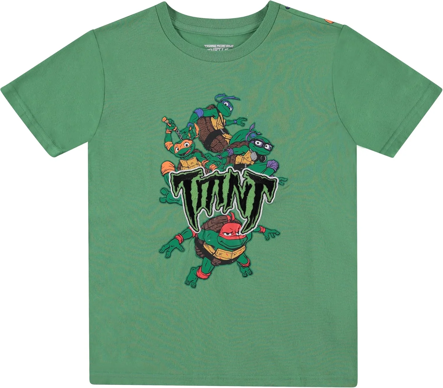 ست تی‌شرت و شلوارک پسرانه لاک‌پشت‌های نینجای نوجوان، سایزهای کوچک و بزرگ ۴ تا ۲۰