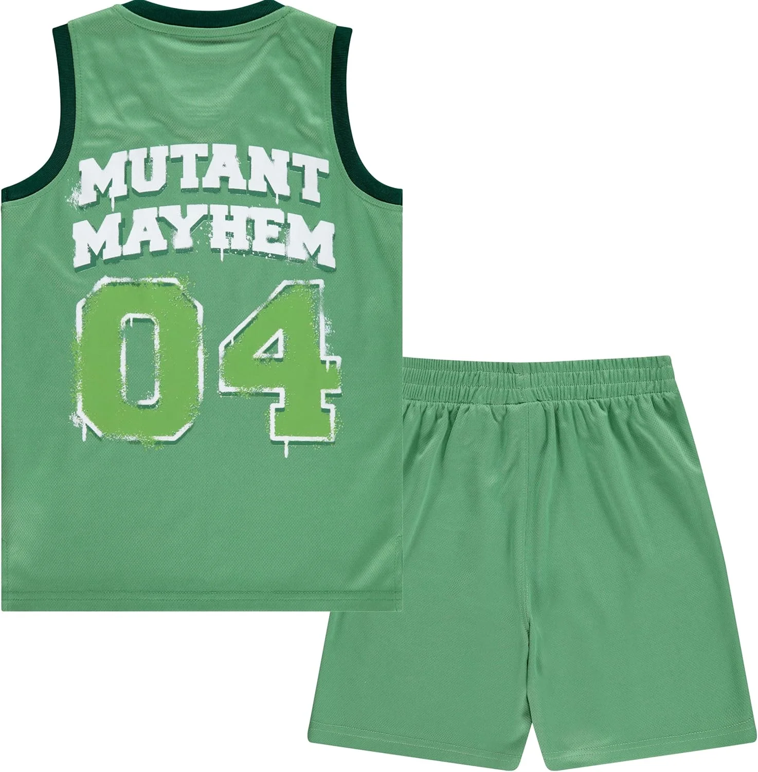 ست لباس شرت و تیشرت بسکتبال پسرانه لاک پشت های نینجا - سایزهای 4 تا 20