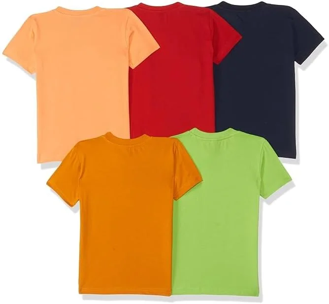 تی شرت پسرانه T2F، طرح ساده، مدل معمولی (BYS-TSRT-19_چند رنگ)