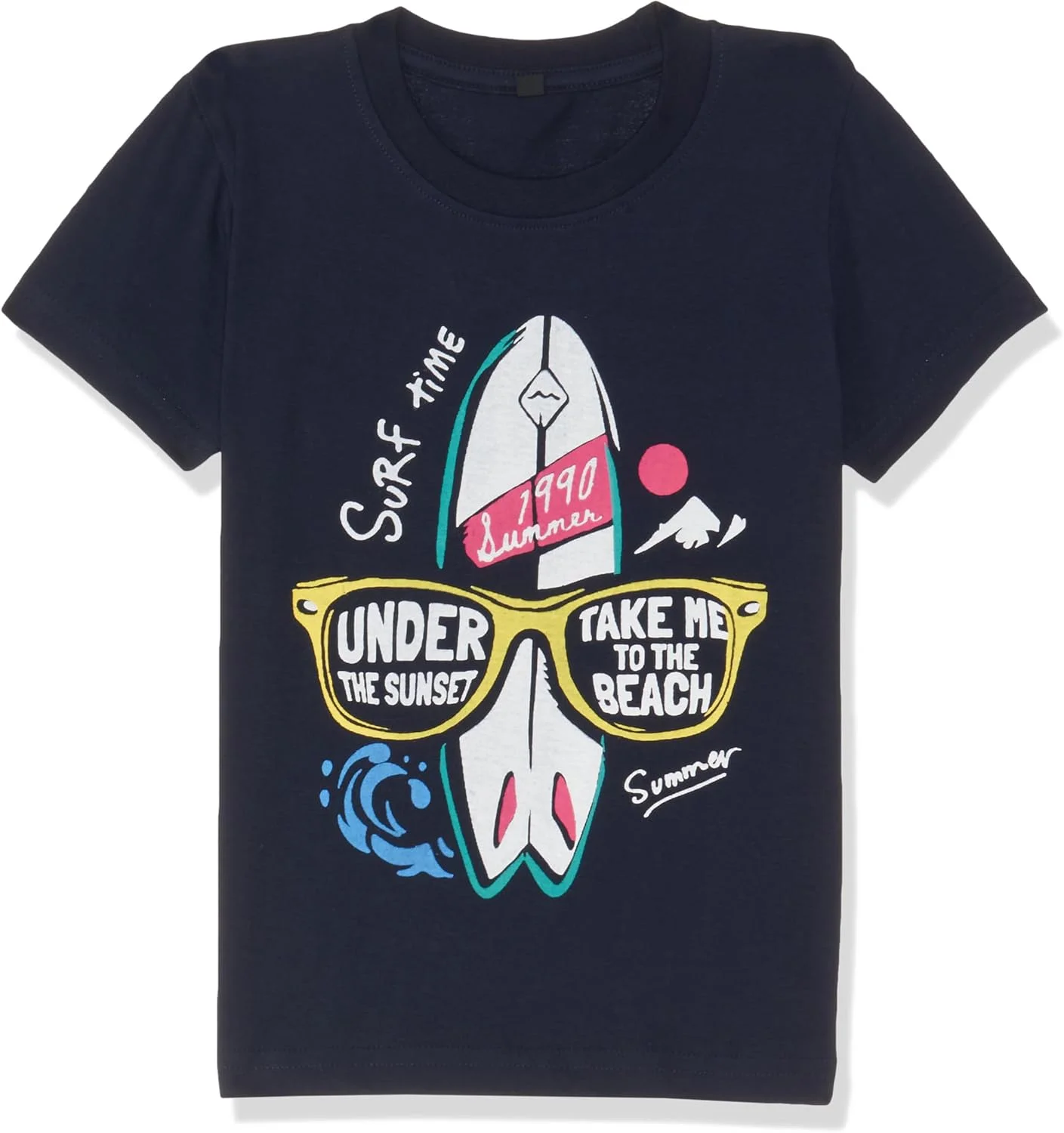 تی شرت پسرانه تی تو اف، طرح ساده، مدل معمولی (BYS-TSRT-19_چند رنگ)