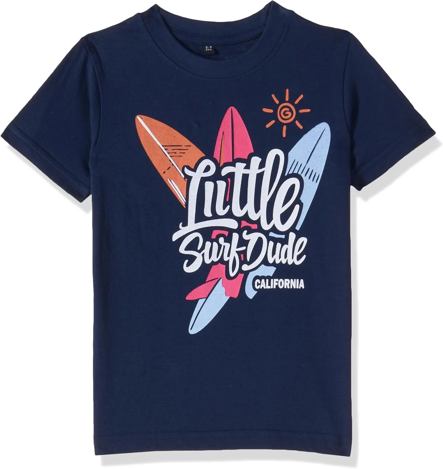 تی شرت پسرانه T2F، طرح ساده، مدل معمولی (BYS-TSRT-18_چند رنگ)