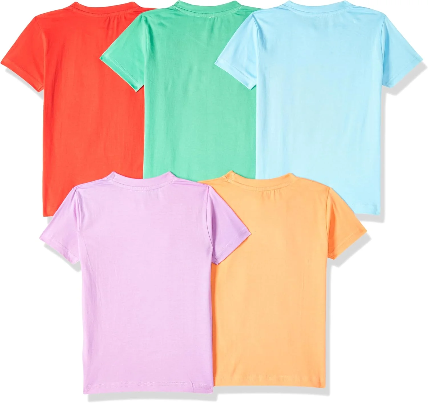 تی شرت پسرانه T2F مدل BYS-TSRT-17 (بسته 5 عددی)