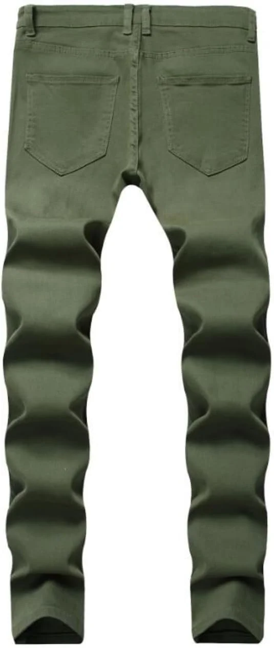 شلوار جین پسرانه SUPBIRD، مدل جذب، طرح پاره، کشی، شیک و مد روز