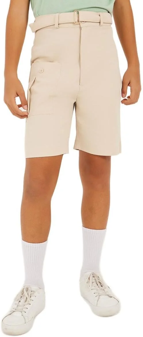 Styli Boys Regular Fit Belted Shorts