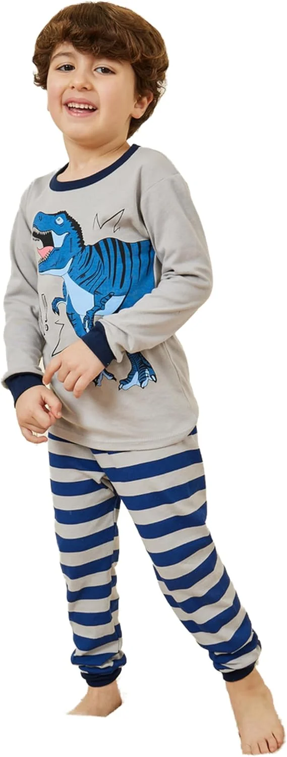 لباس خواب پسرانه استایلی طرح دار