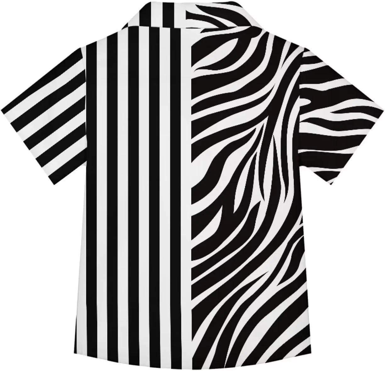 پیراهن هاوایی طرح‌دار و خاص پسرانه، آستین کوتاه، بلوز تاپ برای سفر ساحلی تابستانی