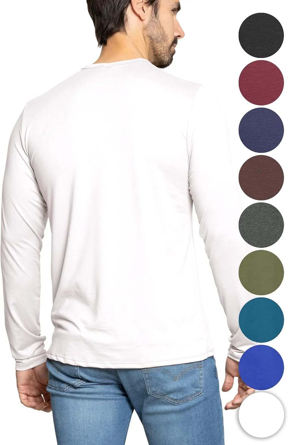 تاپ آستین بلند فوق العاده نرم پسرانه و مردانه | سایز کودک کوچک تا بزرگسال 3X