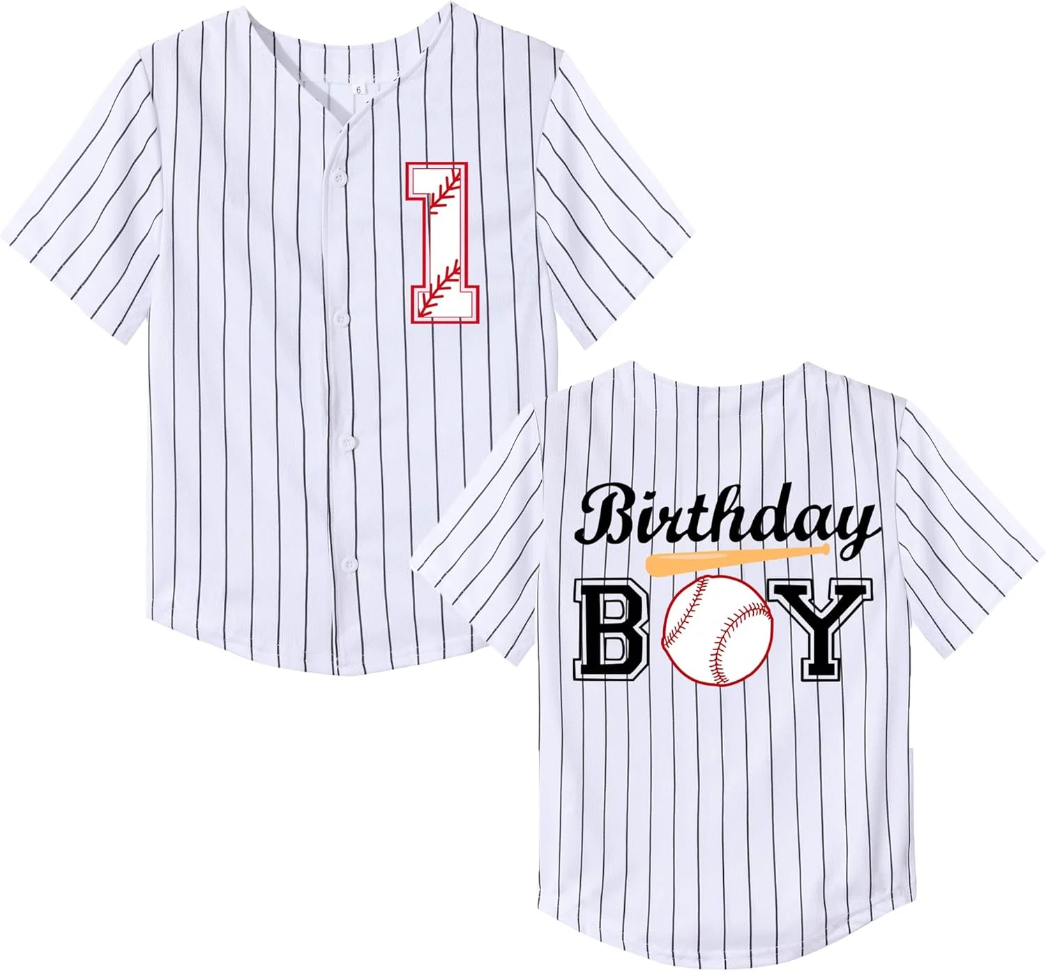 تی‌شرت پسرانه با طرح بیسبال و جوراب، مناسب تولد کودکان یک، دو، سه و چهار ساله