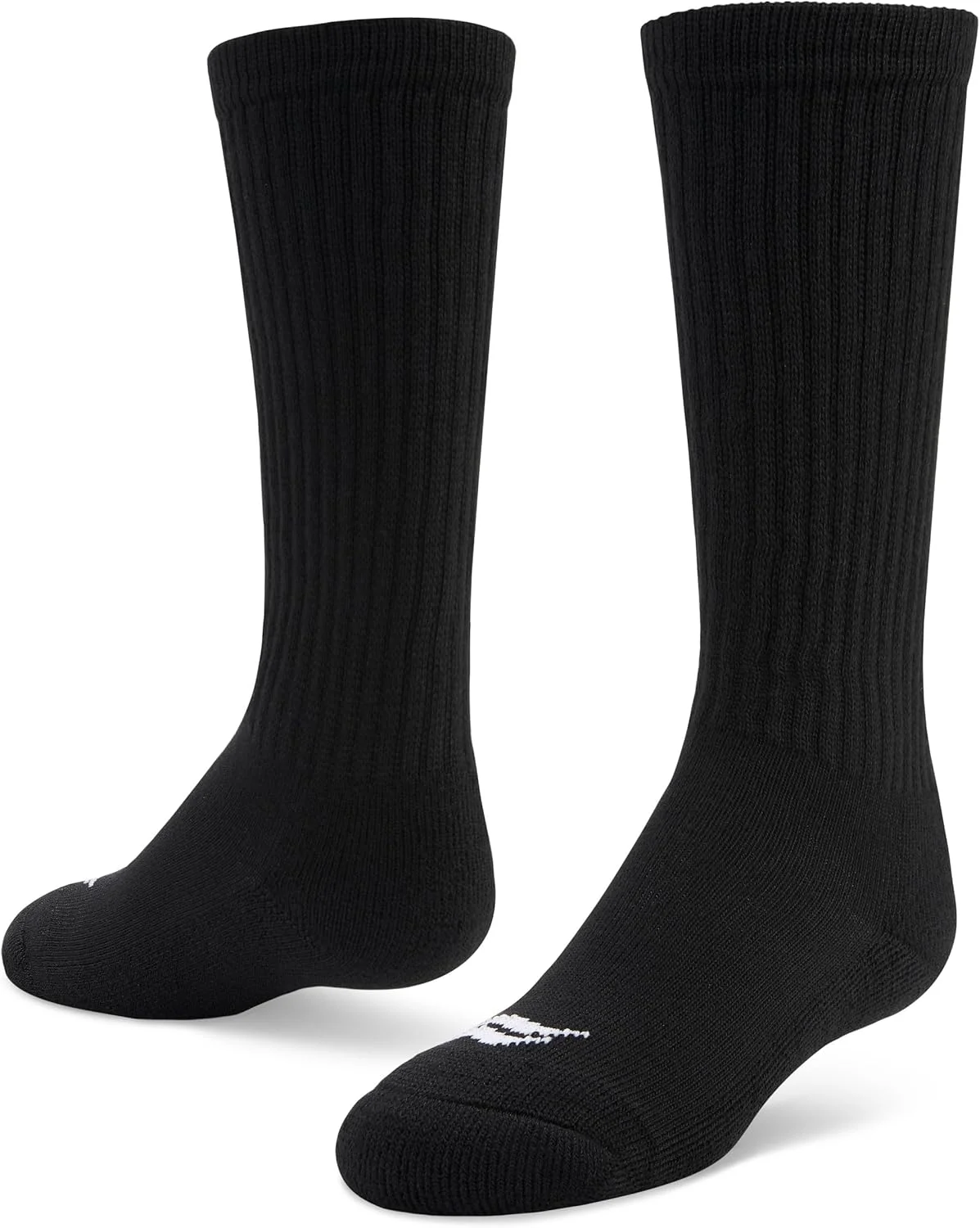 جوراب ساق بلند ورزشی مردانه و پسرانه ساف سول (دو جفت)، سایز بچگانه ۱۳-جوانان ۴، مشکی