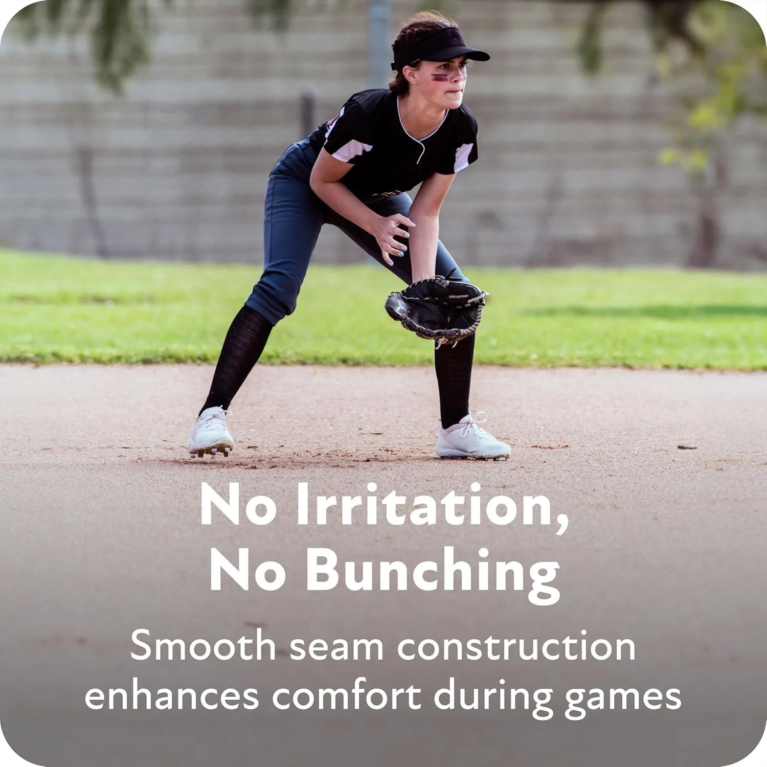 جوراب ورزشی ساق بلند تیم بیسبال ساف سول دابل پلی (6 جفت) مناسب نوجوانان