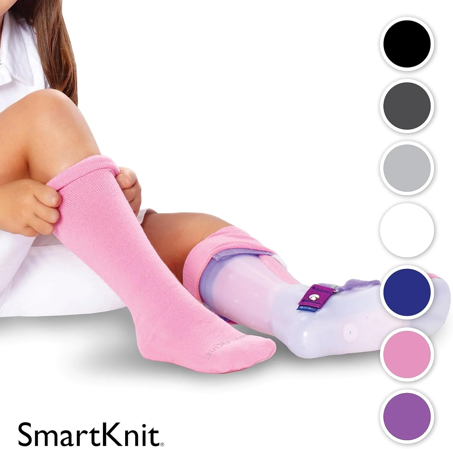 جوراب های رابط بدون درز AFO کودکان SmartKnit