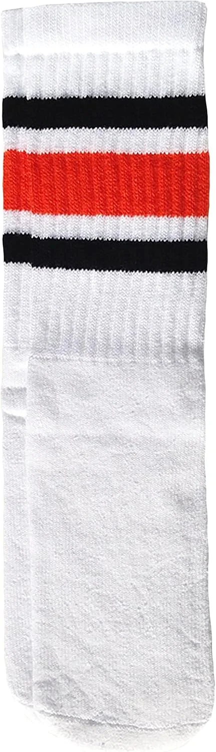 جوراب ساق بلند بچگانه طرح راه راه 14 اینچی