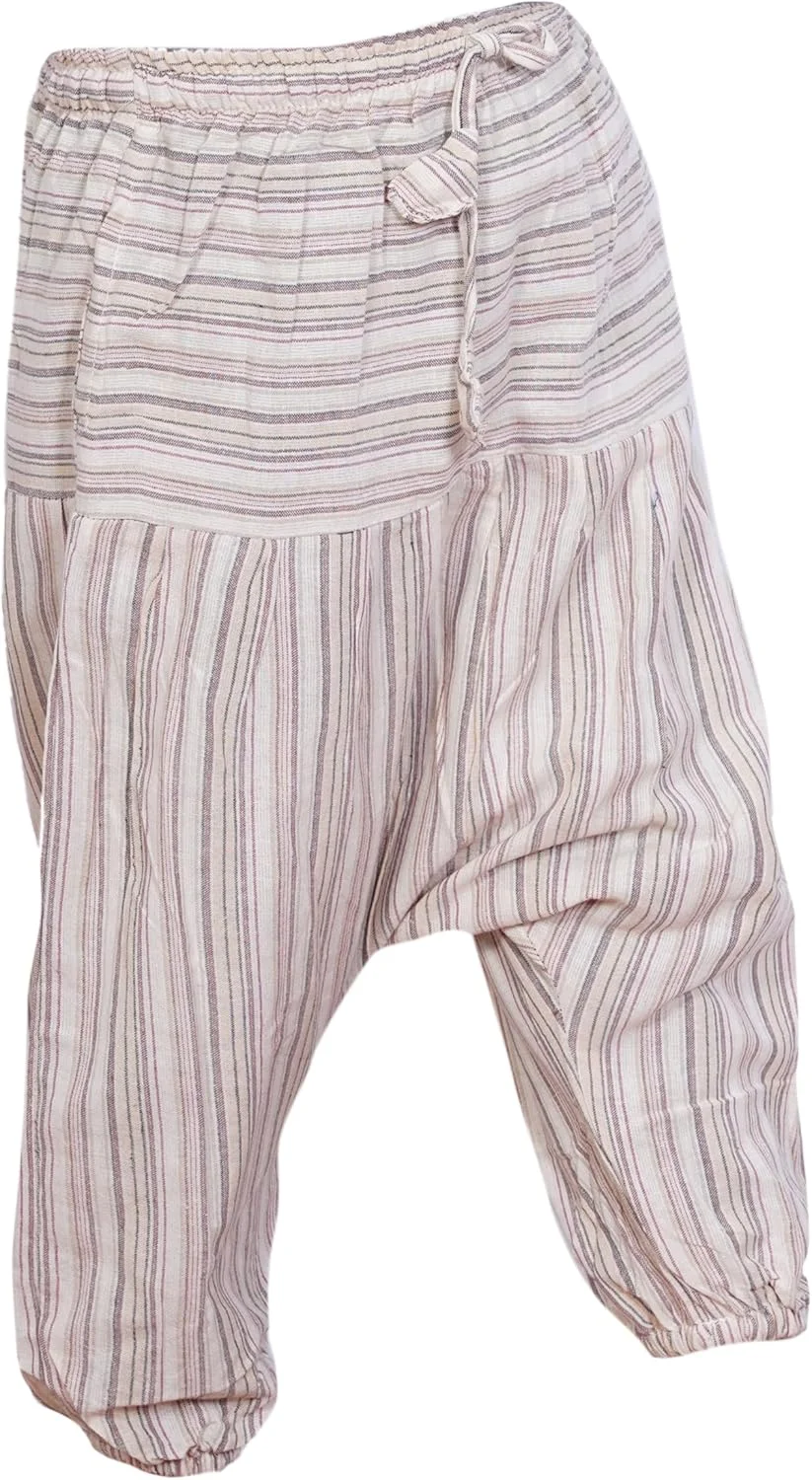 شلوار راحتی بچه گانه طرح هیپی، مدل بوهو، گشاد، رنگارنگ، سبک رترو و راحت