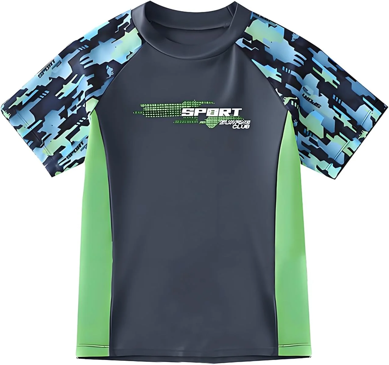 تی شرت شنا پسرانه آستین کوتاه مدل ST03 مناسب کودکان