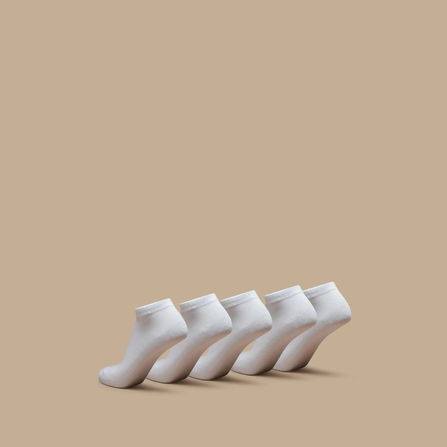 جوراب ساق کوتاه ساده بچگانه Lbl By Shoexpress - بسته 5 عددی