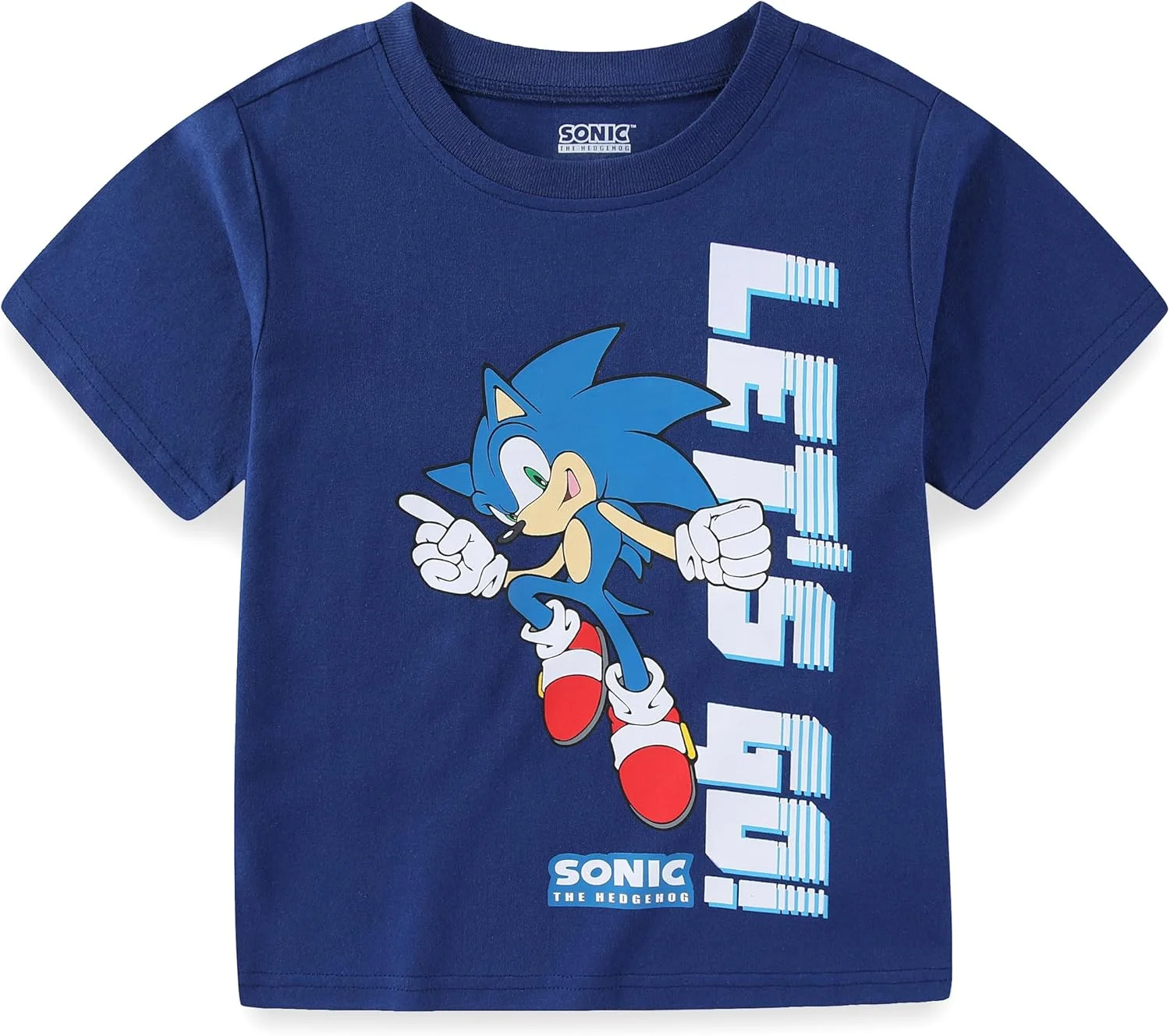 تی شرت آستین کوتاه و شلوارک پسرانه سونیک خارپشت SEGA برای بچه های بزرگ