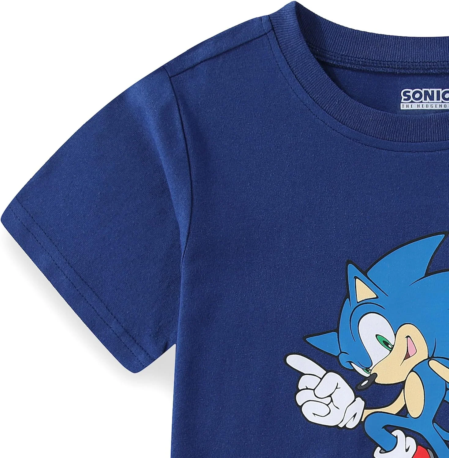 تی شرت آستین کوتاه و شلوارک پسرانه سونیک خارپشت SEGA برای بچه های بزرگ