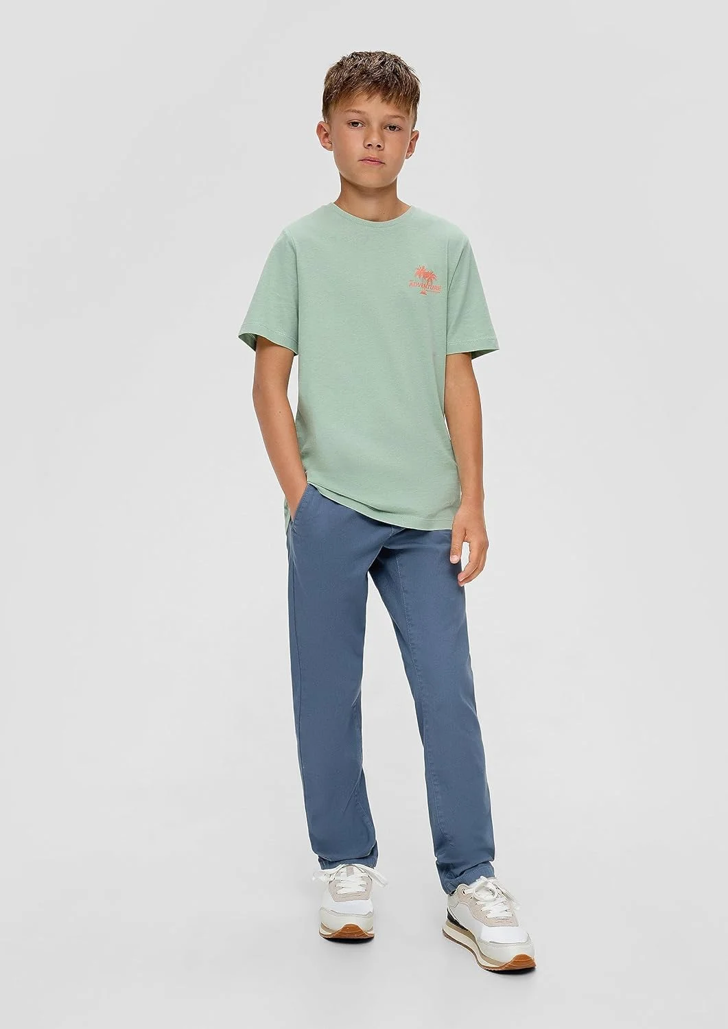 شلوار کتان پسرانه اس.اولیور مدل 2132245، فیت اسلیم