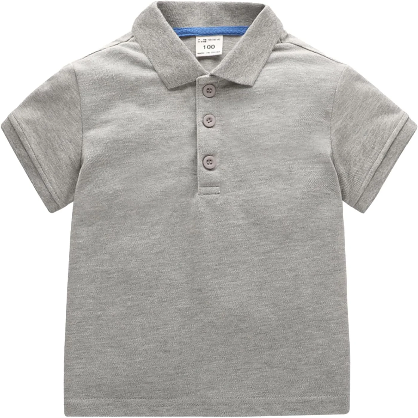RUIBETYHUA تیشرت پولو آستین کوتاه پسرانه و دخترانه، طرح ساده، مناسب کودکان 1 تا 7 سال