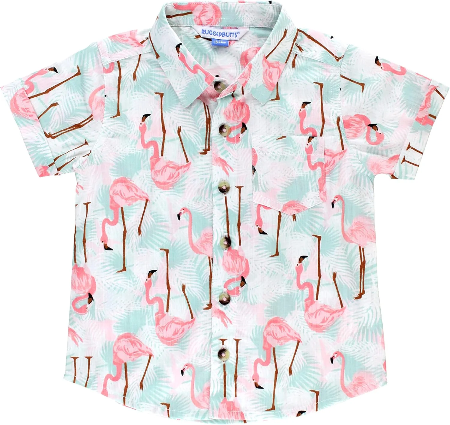 پیراهن دکمه دار پسرانه بچه گانه/نوزادی