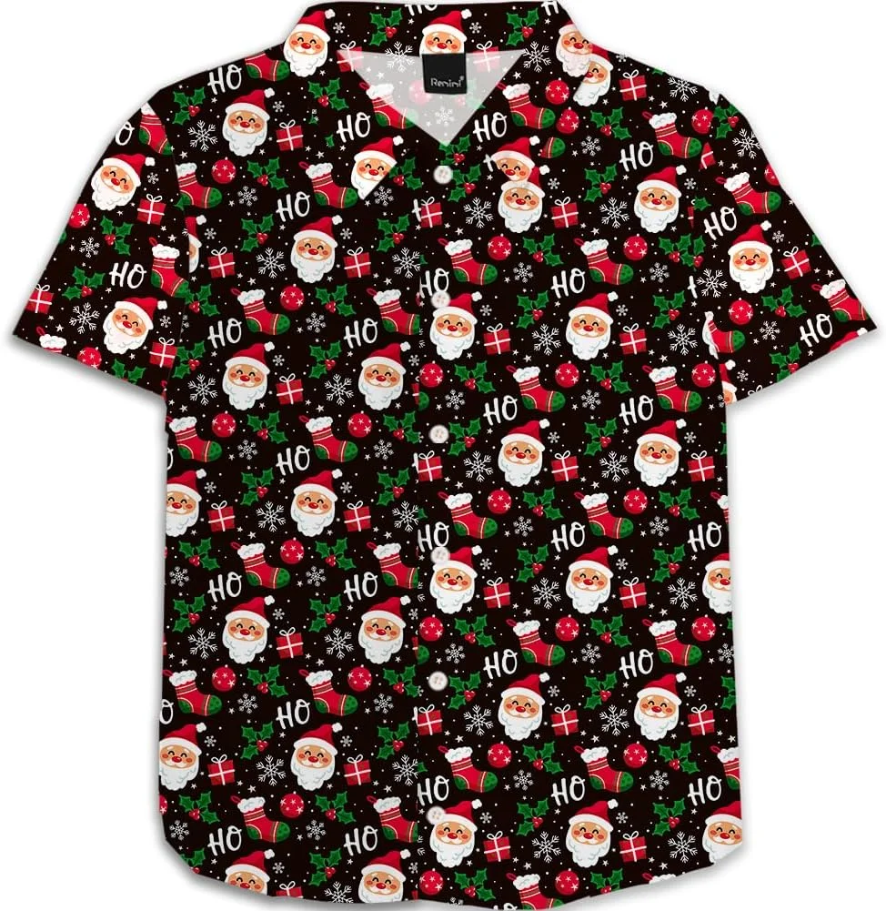 پیراهن هاوایی بچگانه Remimi، مناسب دختران و پسران، خشک‌شونده سریع، طرح پرچم آمریکا، مناسب فصل تابستان، سایز 5 تا 14 سال