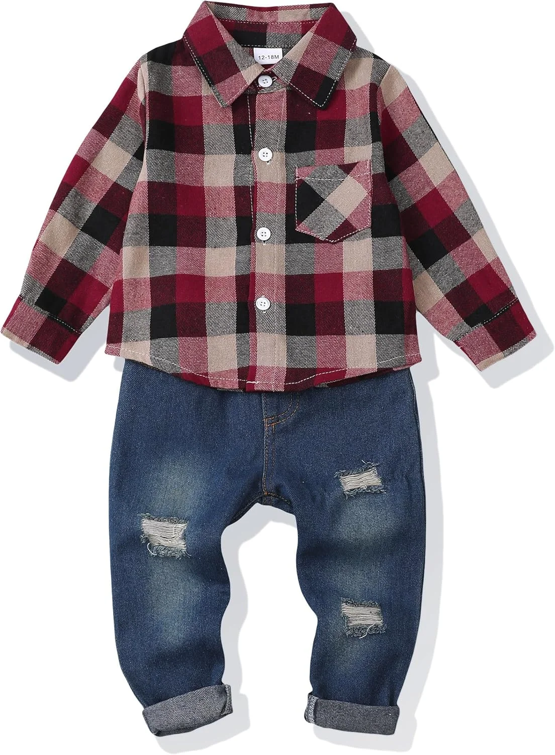 ست لباس پسرانه رنوتمی، شلوار و تیشرت، مناسب کودکان