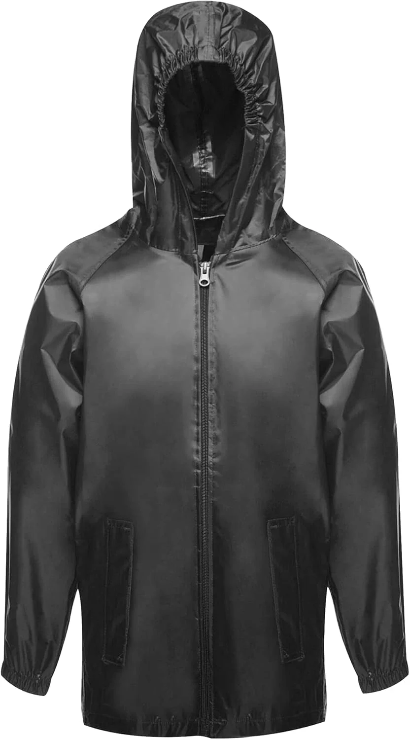 کاپشن ضدآب کلاهدار کودکانه Regatta Children's Professional Kids Pro Stormbreak با جزئیات بازتابنده ایمنی