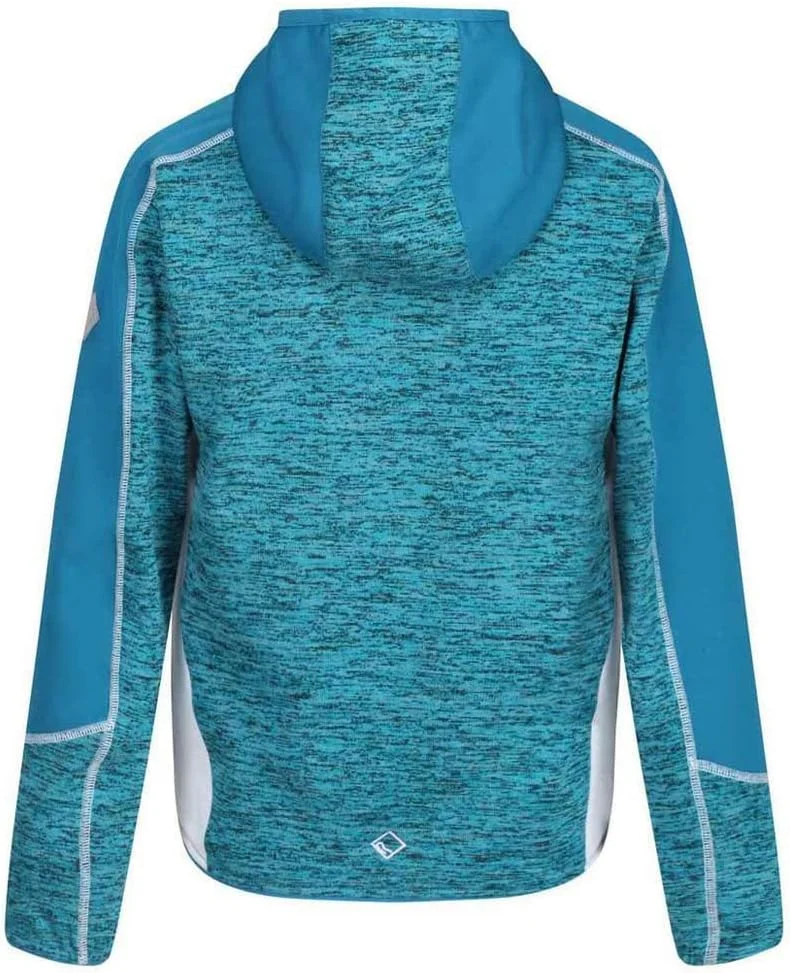 پلیور سبک، گرم و تنفسی Regatta Dissolver II برای نوجوانان، به لطف آستر پشمی گرم و کلاهی که از سرما و باد محافظت می کند، راحت است. ساخته شده از فناوری پشم مانند که بازده حرارتی و تنفس را برای لباس فراهم می کند. کاربردی، دارای 2 جیب زیپ دار پایین و یک زیپ مرکزی کامل است. این پلیور فنی Dissolver II برای ورزش و گردش در فضای باز ایده آل است و به طور موثر از کودک/نوجوان شما محافظت می کند.