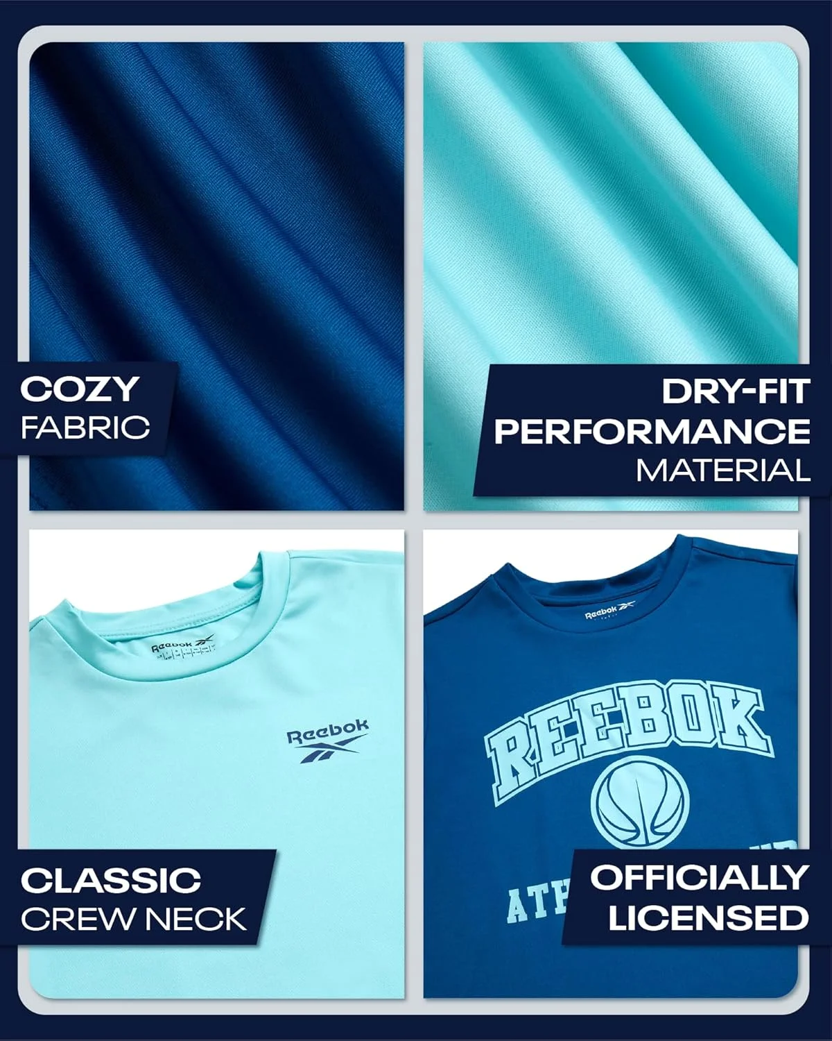 تی شرت پسرانه ریباک مدل B. Rbk T-shirt 2pk-r (بسته 2 عددی)