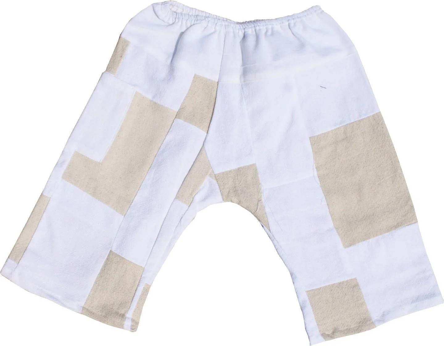 شلوارک نخی گرم بچه گانه با طرح تکه دوزی