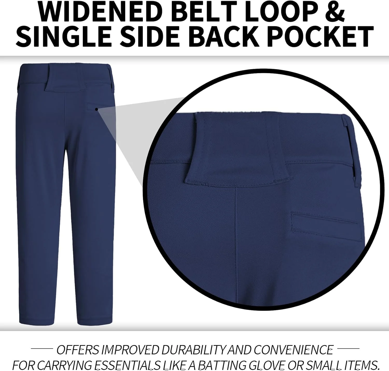 شلوار بیسبال بچگانه کیو بی کی مناسب کودکان نوپا تا نوجوانان، شلوار سافت بال، شلوار تی بال پسرانه و دخترانه