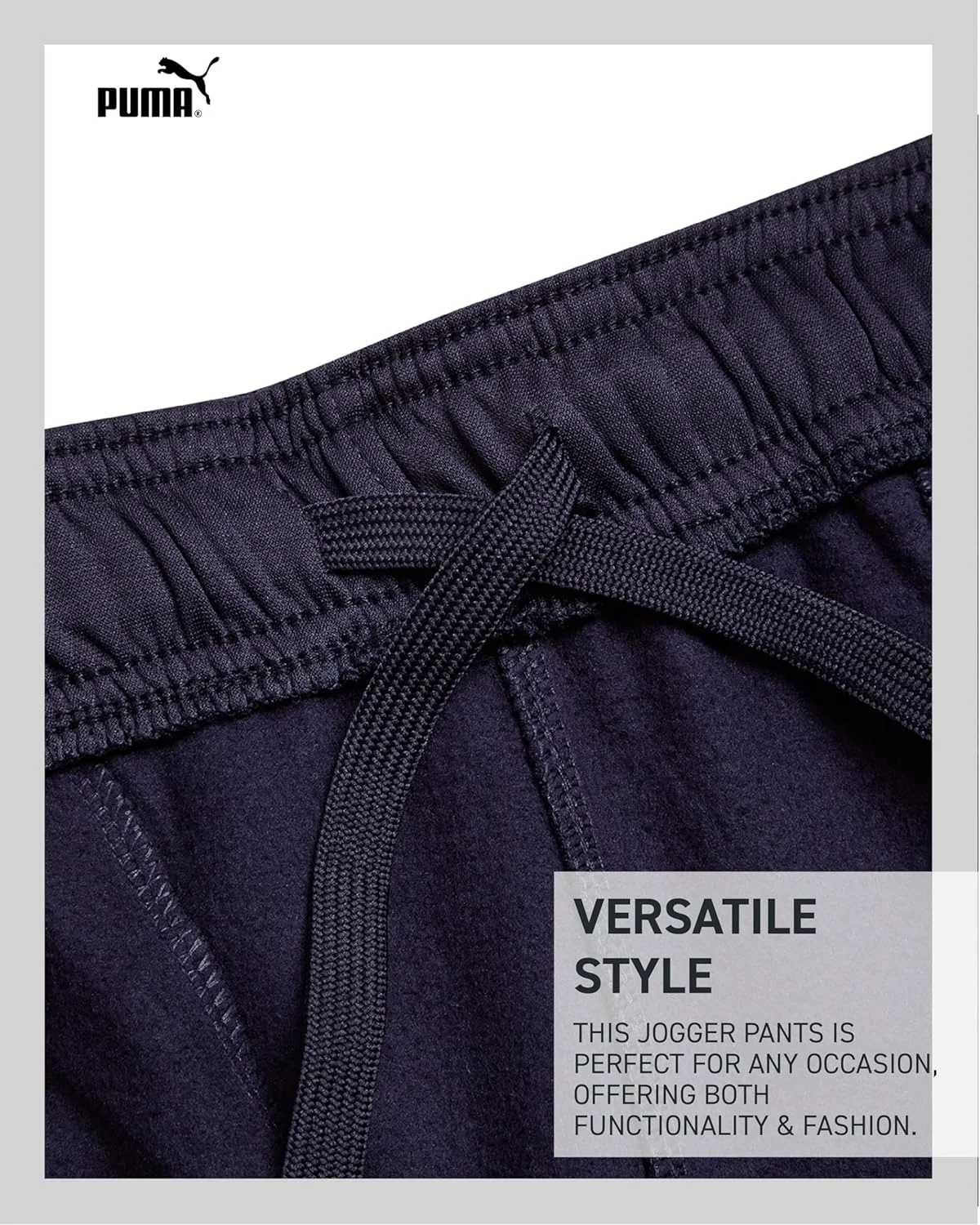 شلوار ورزشی پسرانه پوما - شلوار جاگر پسرانه با بند و جیب - شلوار ورزشی پشمی نرم (سایز 8-20)