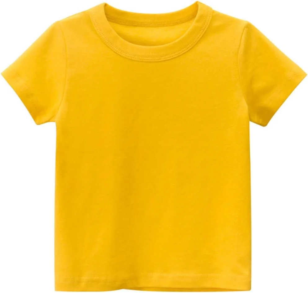 تی شرت های نخی آستین کوتاه بچه گانه PTPUKE - مناسب پسران و دختران