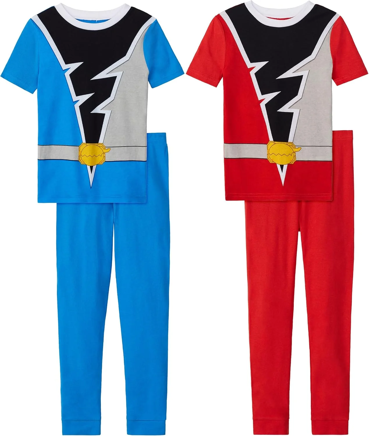 ست لباس خواب 4 تکه پنبه ای پاور رنجرز