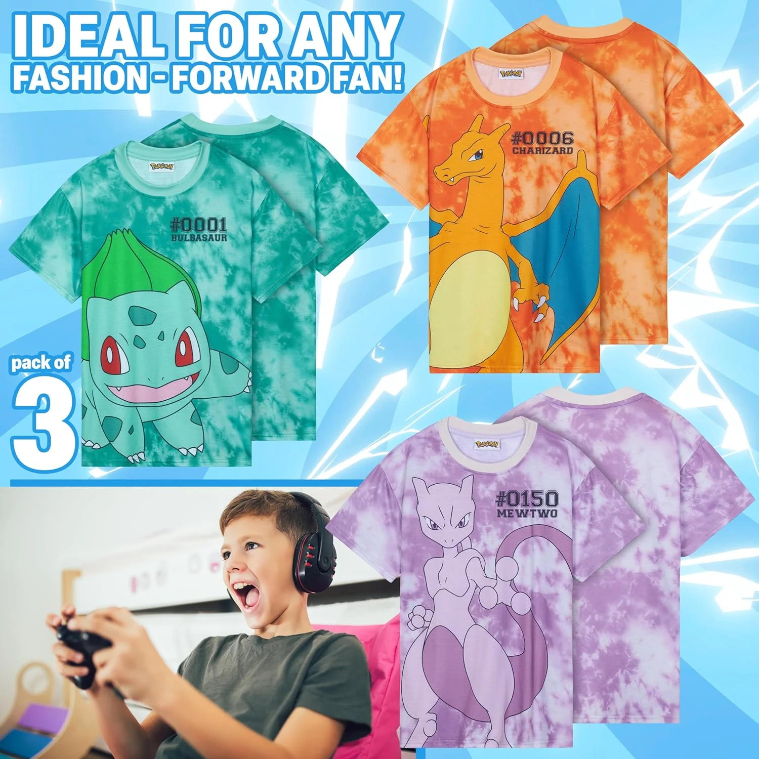 تی شرت پسرانه با طرح شخصیت های کارتونی (بسته 3 عددی)