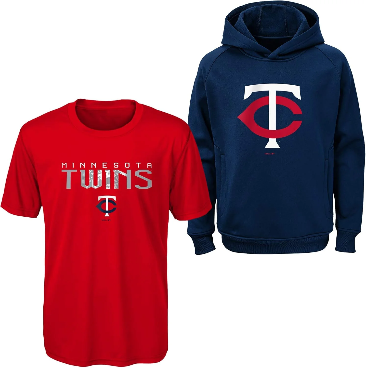 ست هودی و تیشرت پسرانه نوجوان MLB (سایز 8 تا 20) با لوگوی اصلی