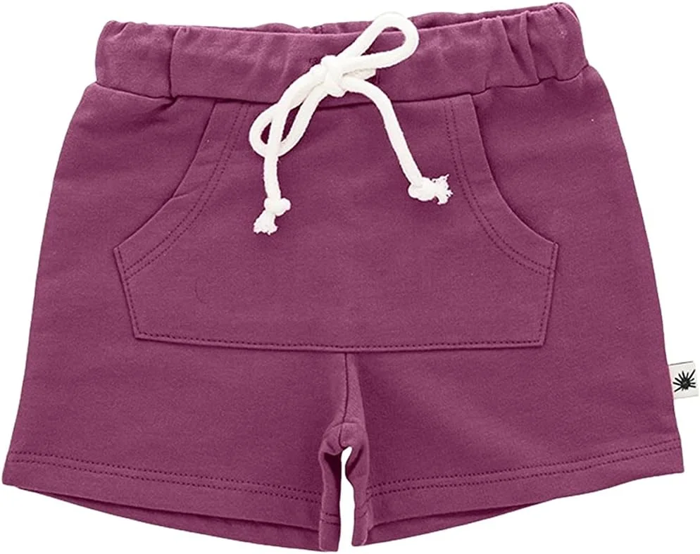 شورت جیب دار پنبه ارگانیک برای پسران و دختران