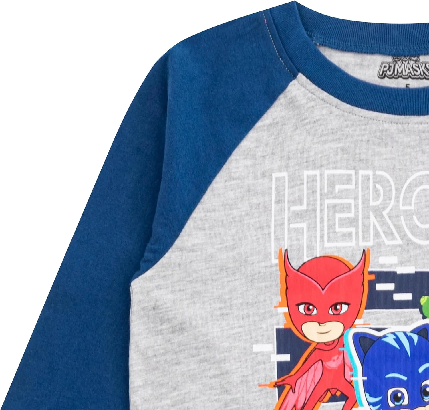 ست بلوز و شلوار ورزشی پسرانه نقابداران شب، تی شرت آستین بلند رگلان و شلوار جاگر برای کودکان و نوپایان