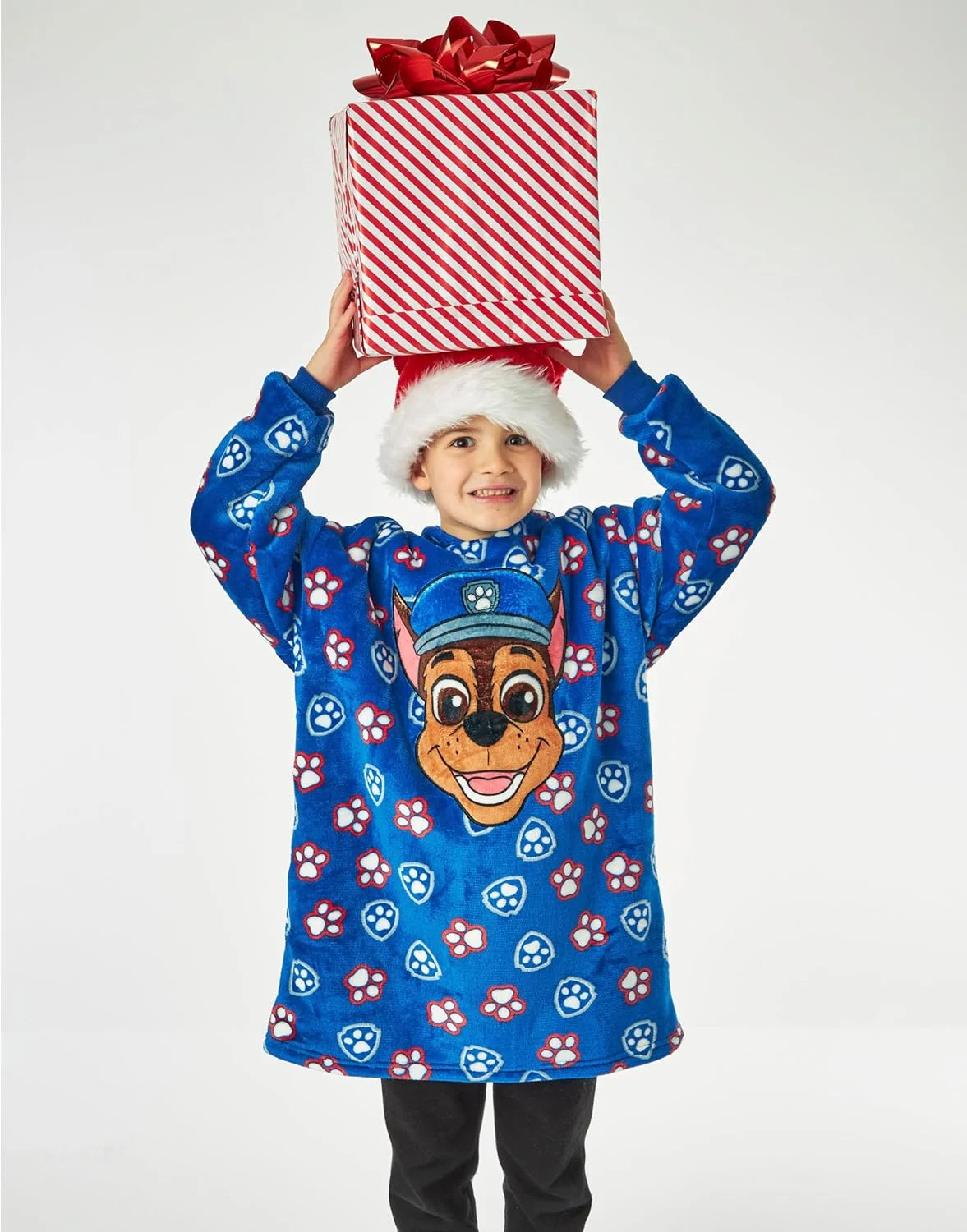 هودی پتوئی پسرانه آبی رنگ سگ های نگهبان | هودی پشمی نرم و راحت برای بازی، استراحت و آسایش | دارای کلاه برای گرمای بیشتر هودی پتوئی پسرانه آبی رنگ سگ های نگهبان | هودی پشمی نرم و راحت برای بازی، استراحت و آسایش | دارای کلاه برای گرمای بیشتر