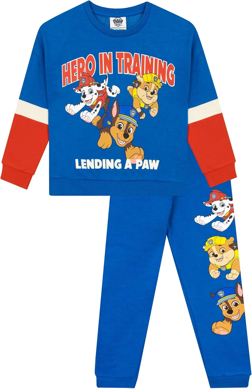 ست گرمکن و شلوار سگ های نگهبان | ست بلوز و شلوار پسرانه | ست دو تکه | ست لباس راحتی پسرانه | سایز ۱۸ ماه تا ۸ سال