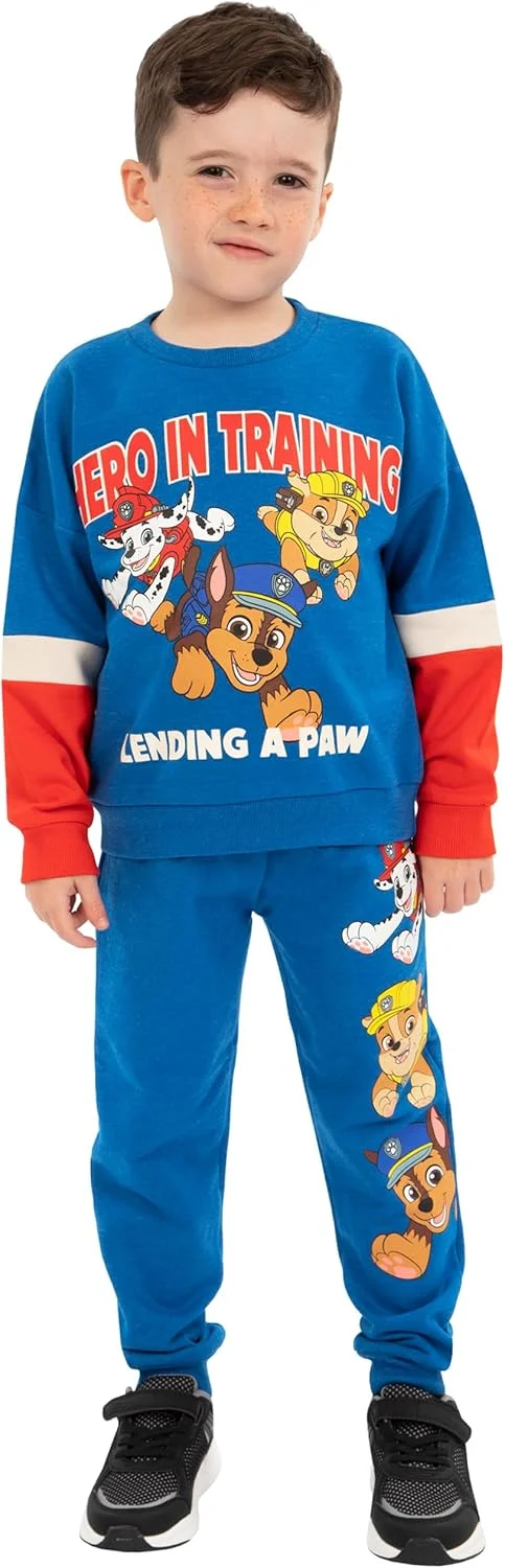 ست گرمکن و شلوار سگ های نگهبان | ست بلوز و شلوار پسرانه | ست دو تکه | ست لباس راحتی پسرانه | سایز ۱۸ ماه تا ۸ سال