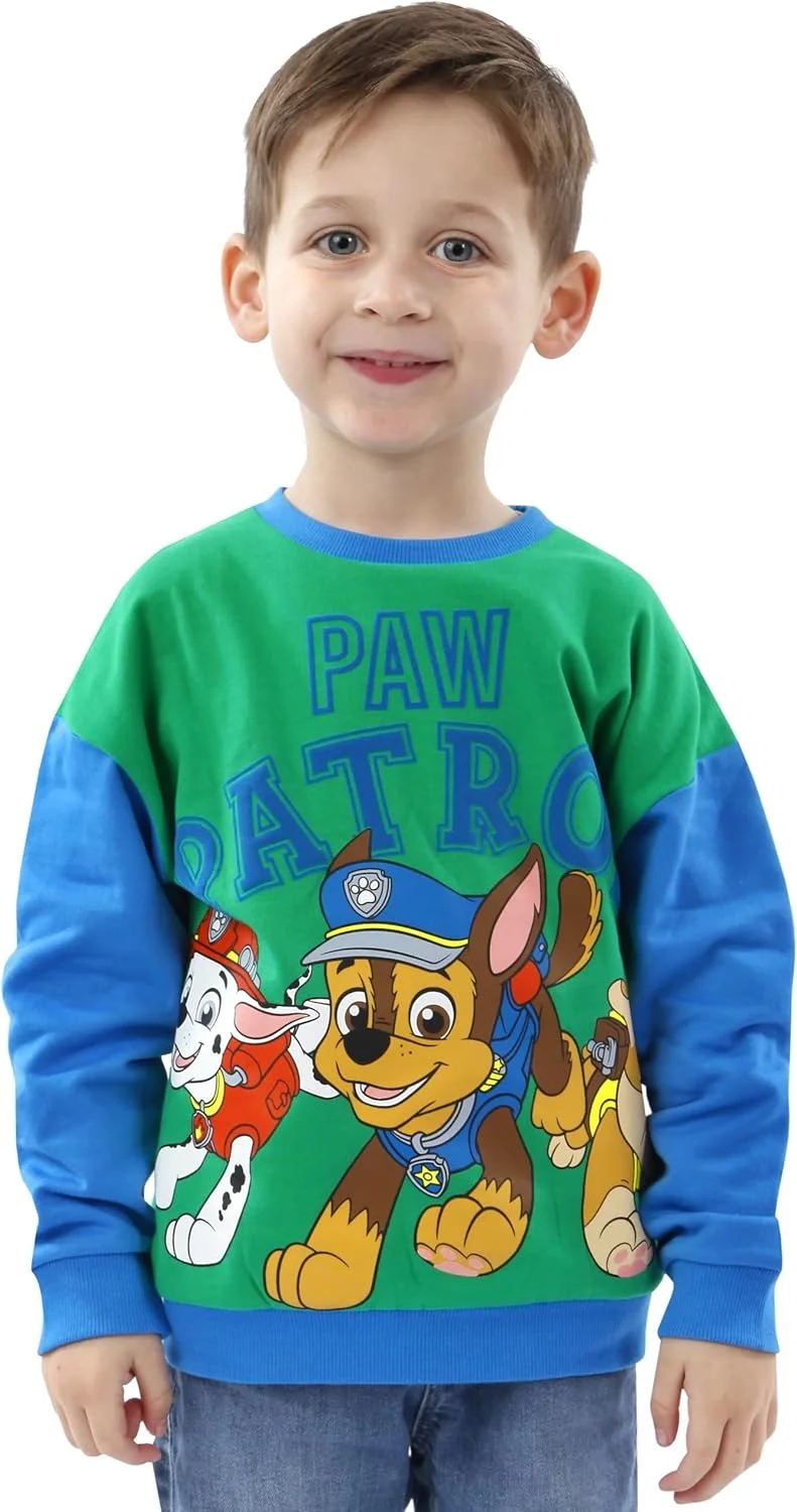 سویشرت سگ های نگهبان | سویشرت پسرانه 100% پنبه | جامپر مارشال، رابل و چیس | لباس پسرانه | سنین 18 ماه تا 8 سال