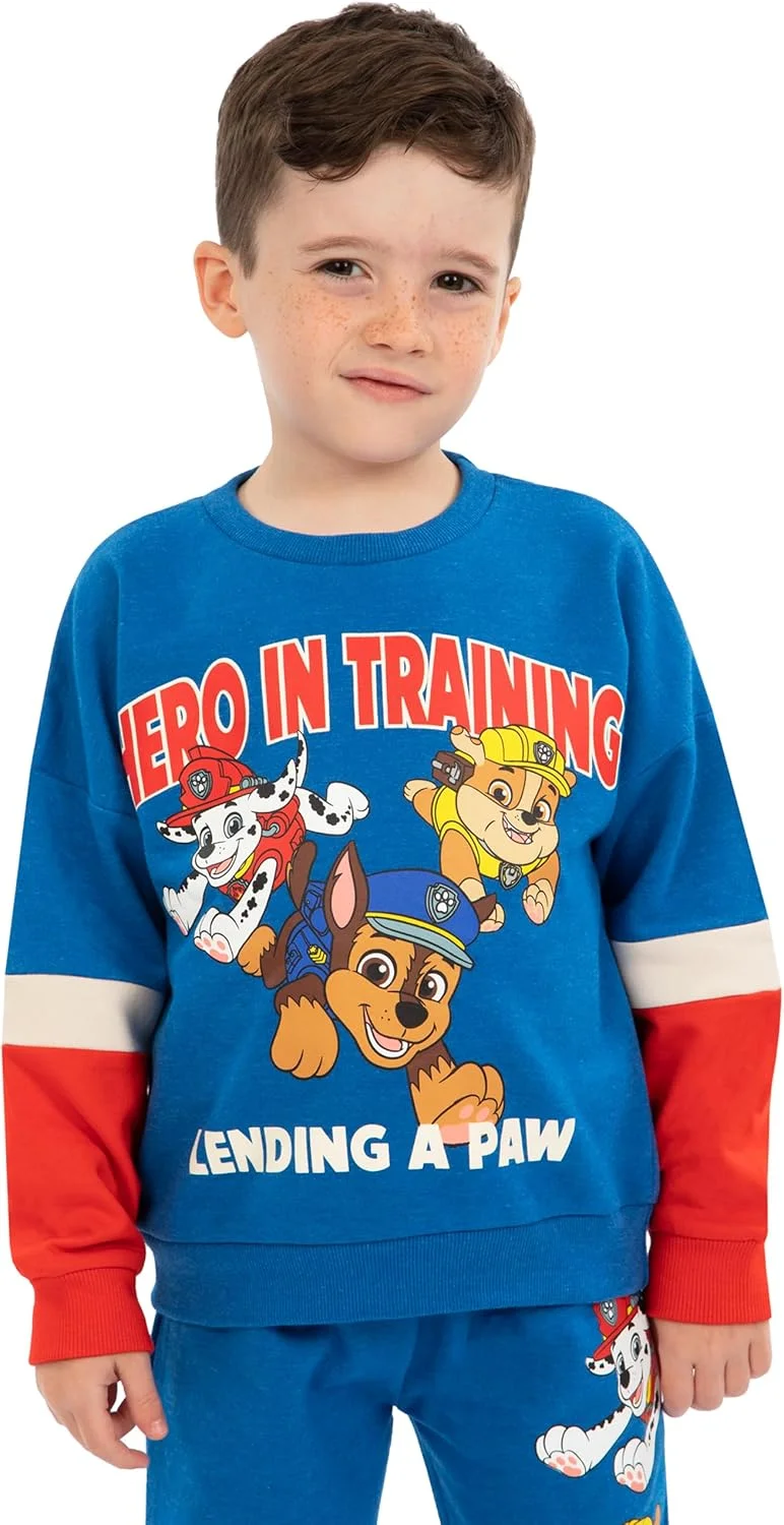 ست گرمکن و شلوار سگ های نگهبان | ست بلوز و شلوار پسرانه | ست دو تکه | ست لباس راحتی پسرانه | سایز ۱۸ ماه تا ۸ سال