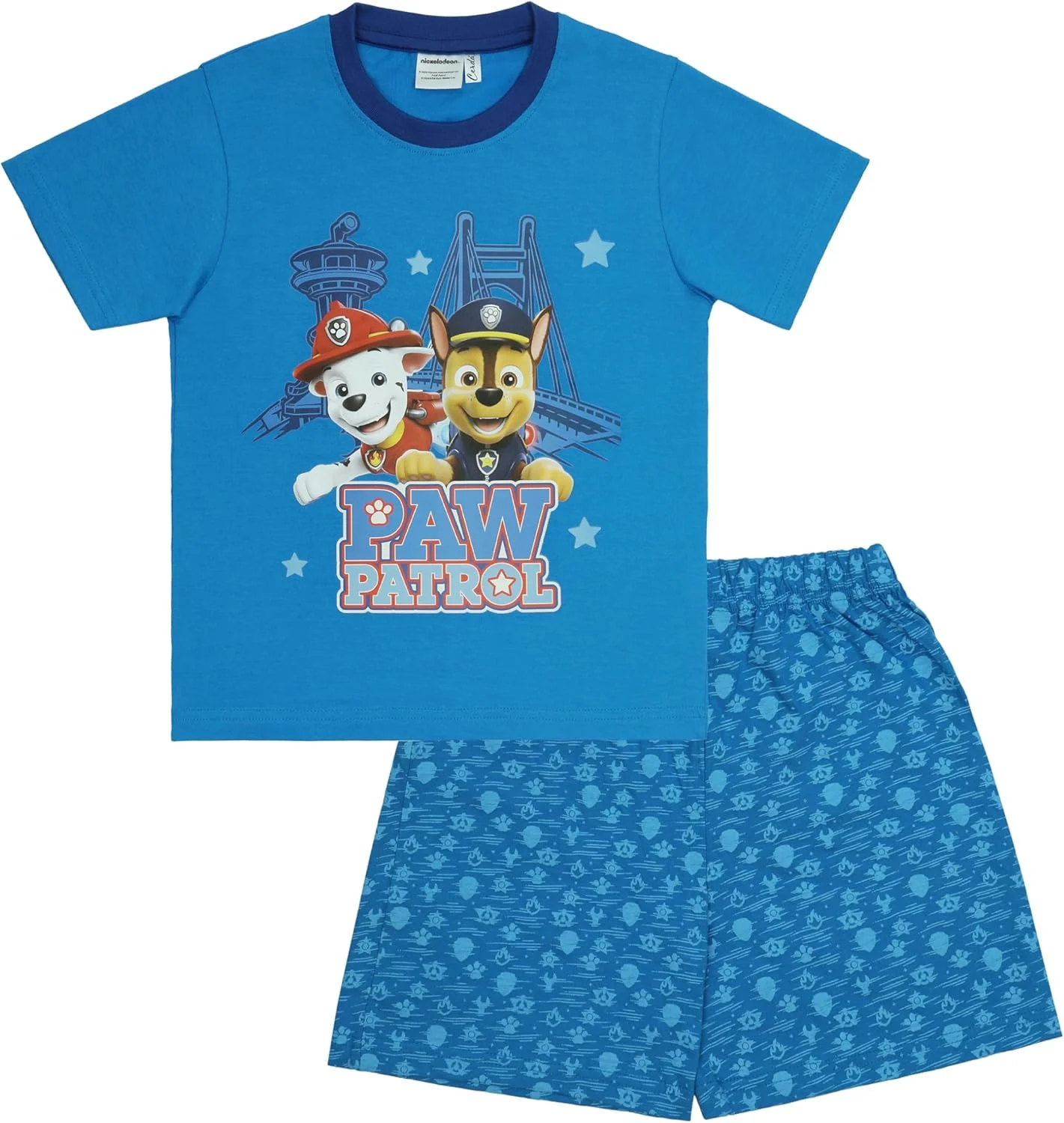 لباس خواب پسرانه سگ های نگهبان طرح چیس و مارشال